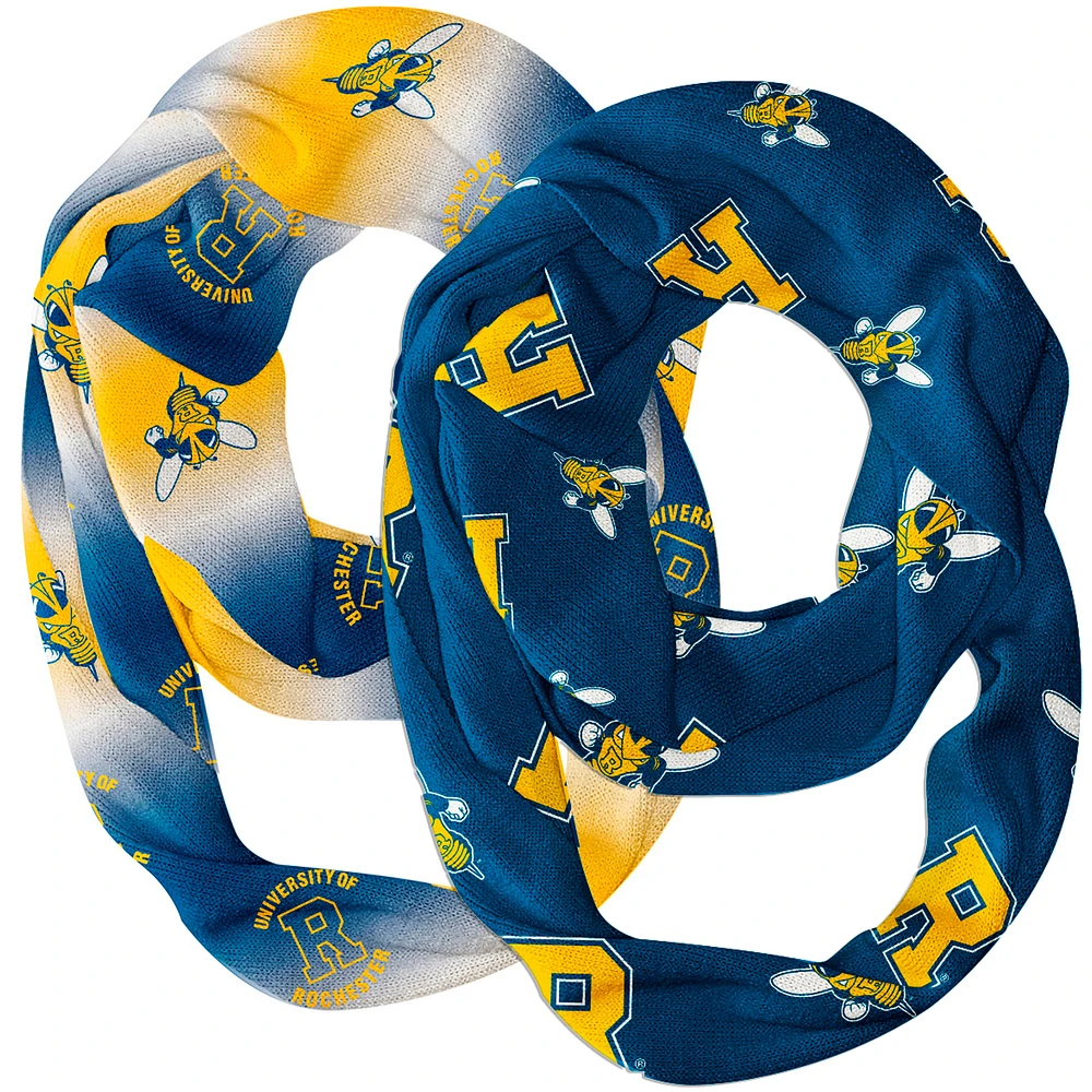 Vive La Fete Rochester Yellowjackets Two-Piece Infinity Scarves Set