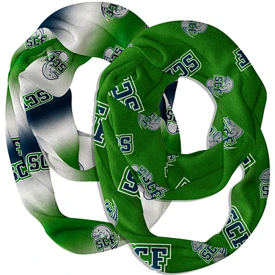 Vive La Fete State College of Florida Manatee-Sarasota Two-Piece Infinity Scarves Set