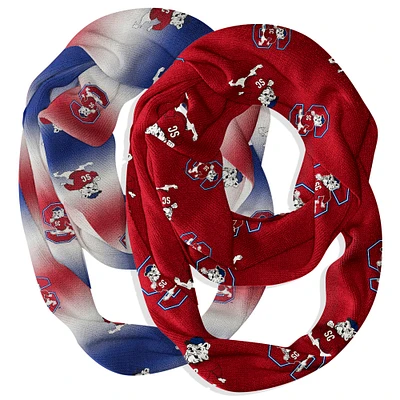 Vive La Fete South Carolina State Bulldogs Two-Piece Infinity Scarves Set