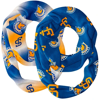 Vive La Fete San Jose State Spartans Two-Piece Infinity Scarves Set