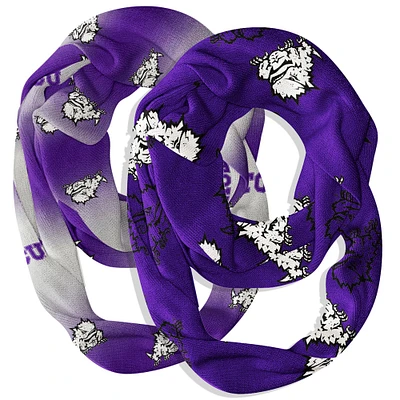 Vive La Fete TCU Horned Frogs Two-Piece Infinity Scarves Set