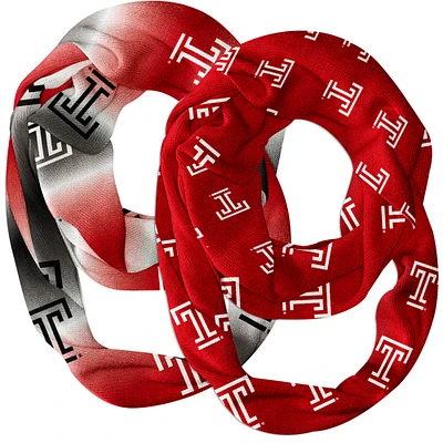 Vive La Fete Temple Owls Two-Piece Infinity Scarves Set