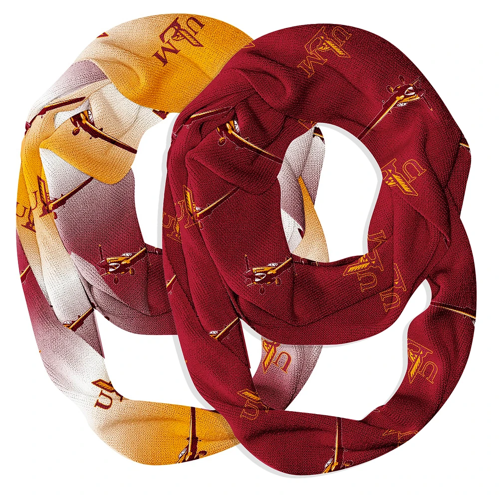 Vive La Fete ULM Warhawks Two-Piece Infinity Scarves Set