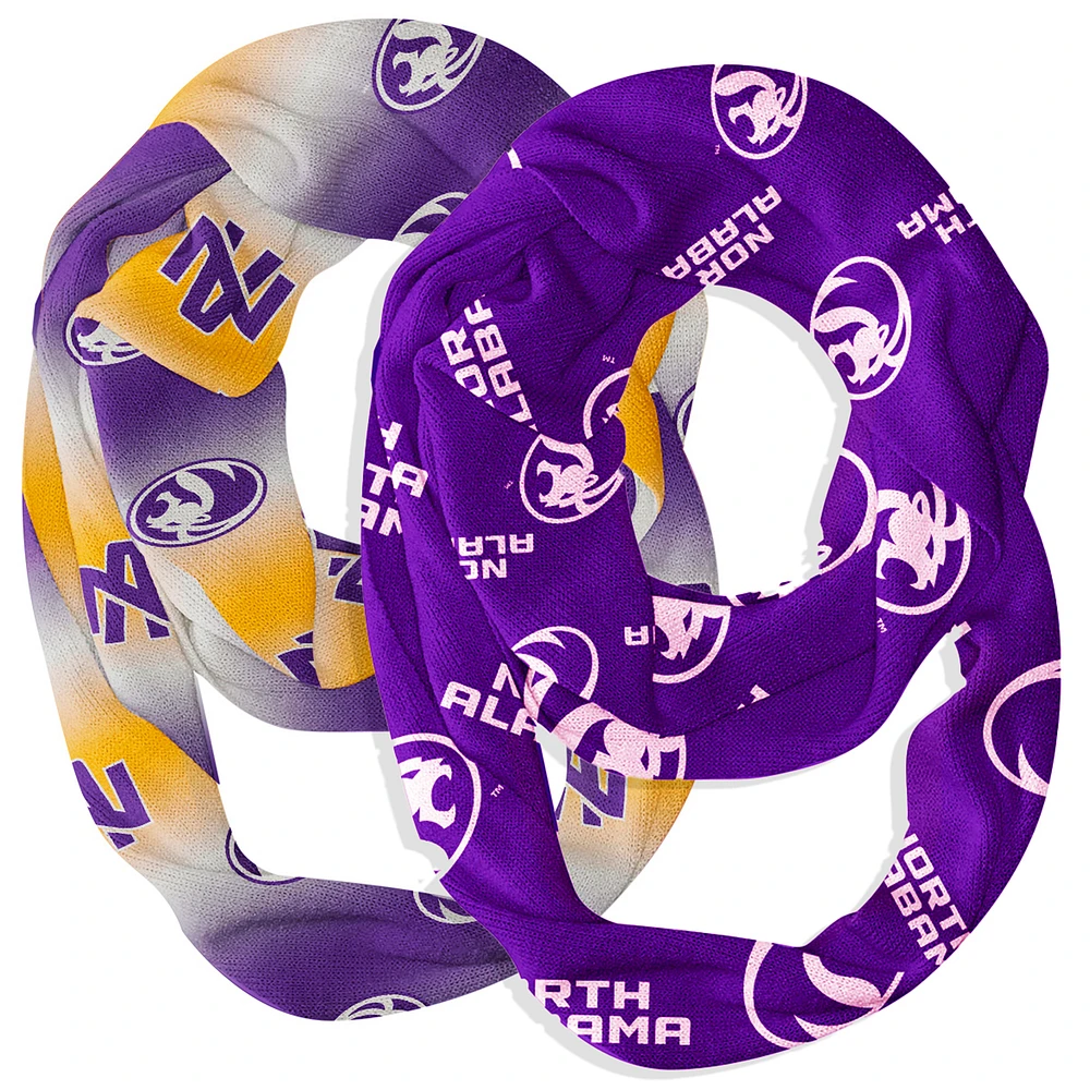 Vive La Fete North Alabama Lions Two-Piece Infinity Scarves Set