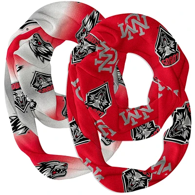 Vive La Fete New Mexico Lobos Two-Piece Infinity Scarves Set