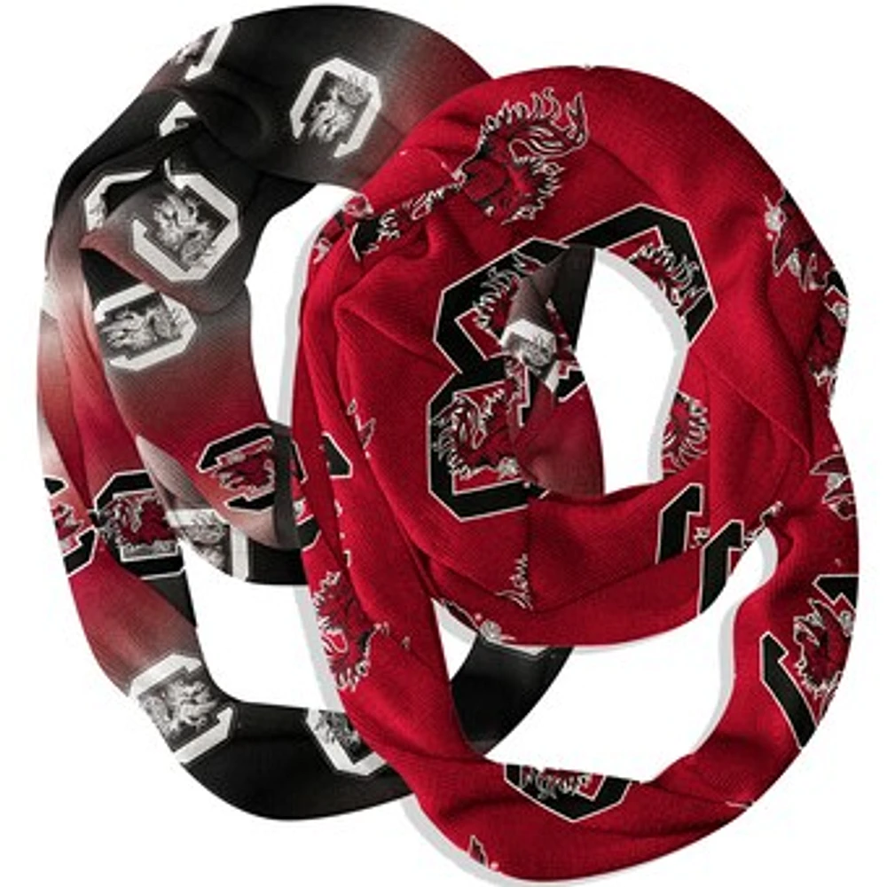 Vive La Fete South Carolina Gamecocks Two-Piece Infinity Scarves Set