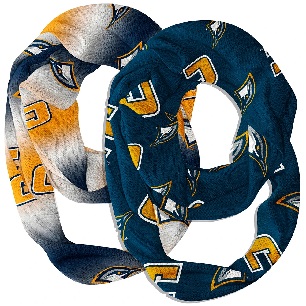 Vive La Fete Tennessee Chattanooga Mocs Two-Piece Infinity Scarves Set