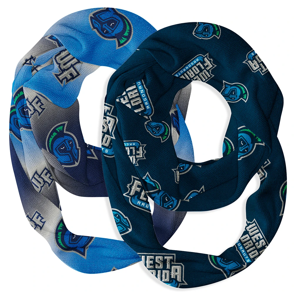 Vive La Fete West Florida Argonauts Two-Piece Infinity Scarves Set