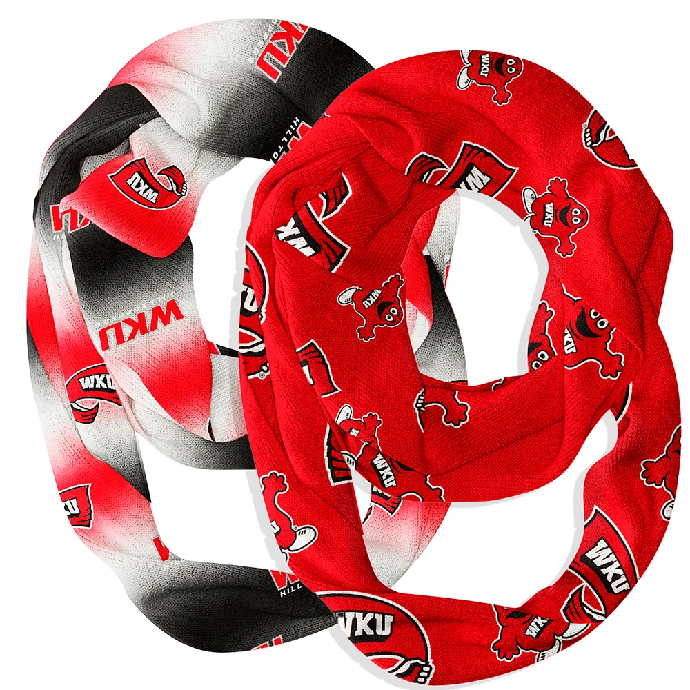 Vive La Fete Western Kentucky Hilltoppers Two-Piece Infinity Scarves Set