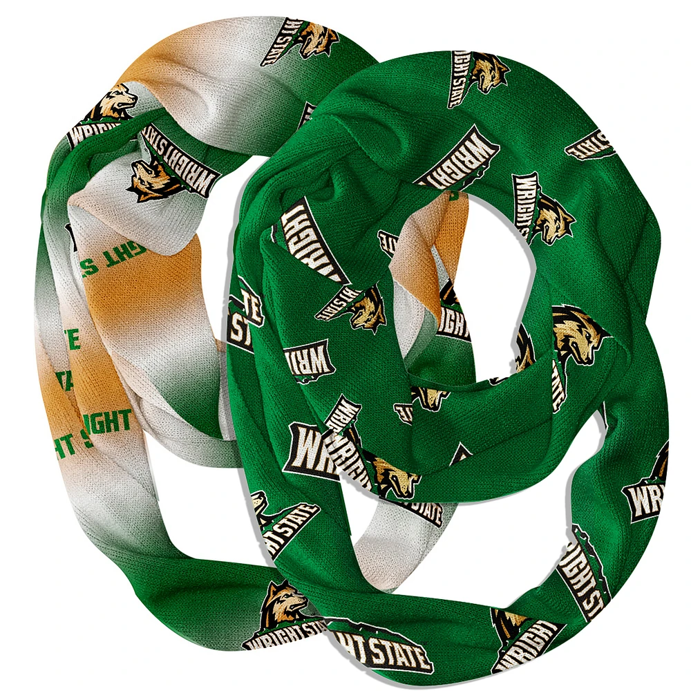 Vive La Fete Wright State Raiders Two-Piece Infinity Scarves Set