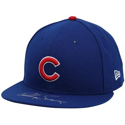 Dansby Swanson Chicago Cubs Autographed New Era Cap
