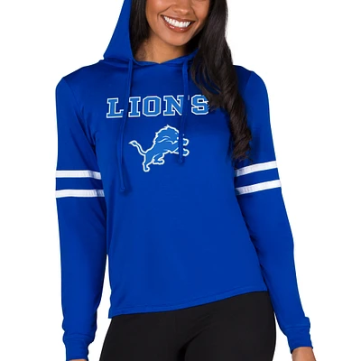 Women's Concepts Sport Royal Detroit Lions Marathon Lightweight Lounge Pullover Hoodie