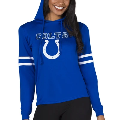 Women's Concepts Sport Royal Indianapolis Colts Marathon Lightweight Lounge Pullover Hoodie