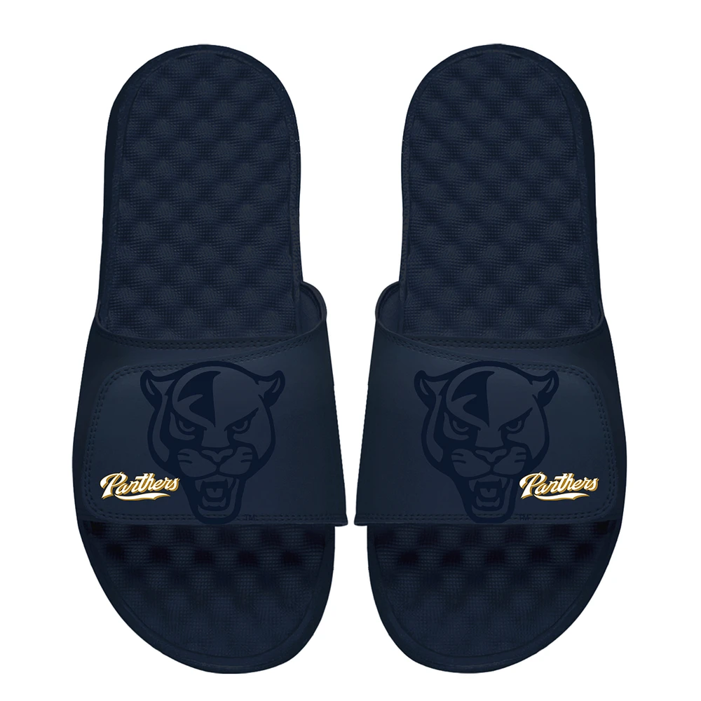 Youth ISlide Navy FIU Panthers Tonal Pop Slide Sandals