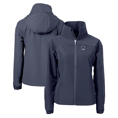Women's Cutter & Buck Navy Penn State Nittany Lions Alumni Charter Eco Recycled Full-Zip Jacket