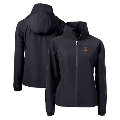 Women's Cutter & Buck Texas Longhorns Alumni Charter Eco Recycled Full-Zip Jacket