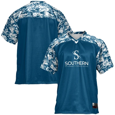 Men's GameDay Greats Blue Southern West Virginia Community and Technical College Football Jersey