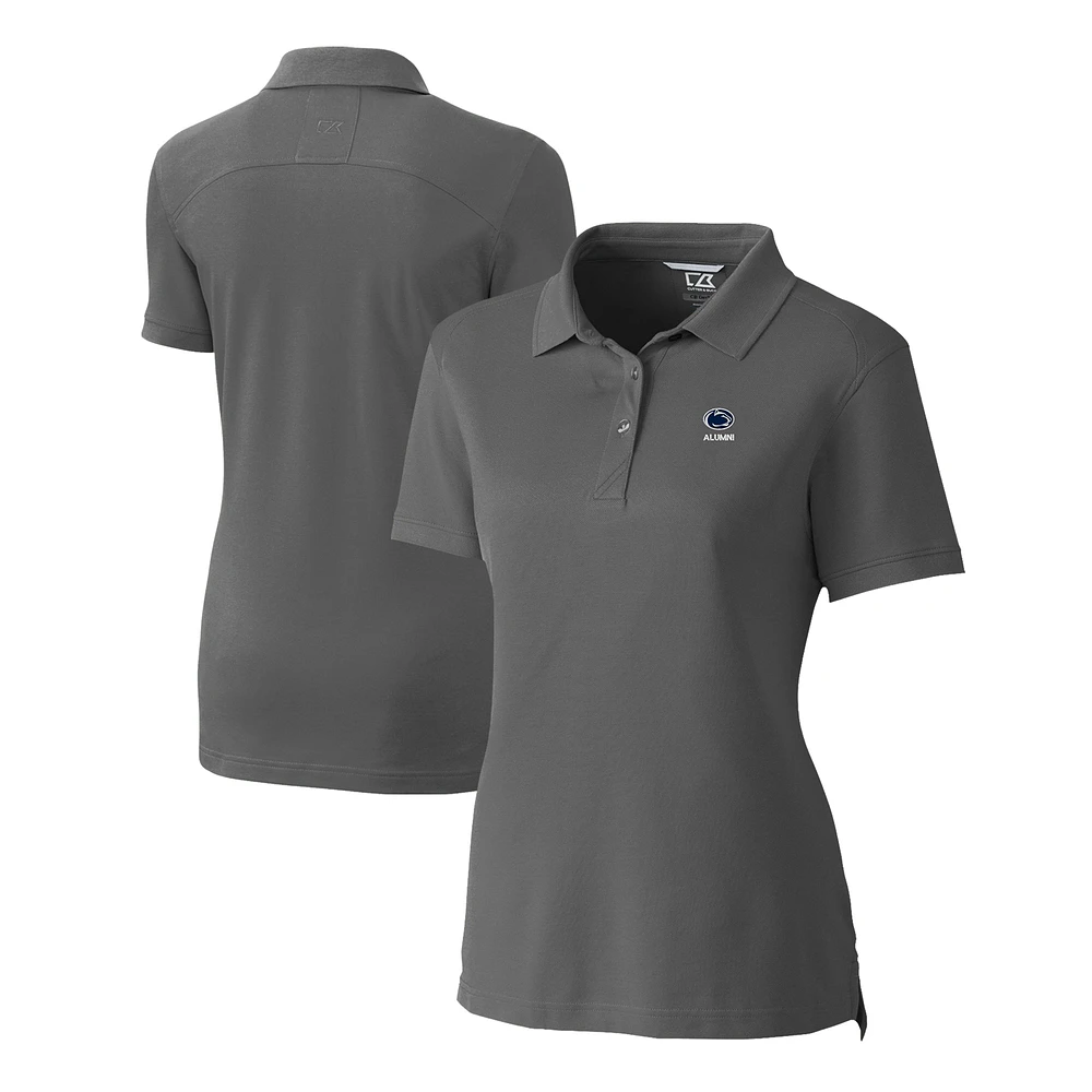 Women's Cutter & Buck Penn State Nittany Lions Alumni Advantage Tri-Blend Pique Polo