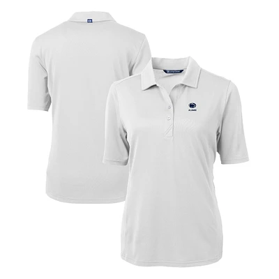 Women's Cutter & Buck White Penn State Nittany Lions Alumni Virtue Eco Pique Recycled Polo