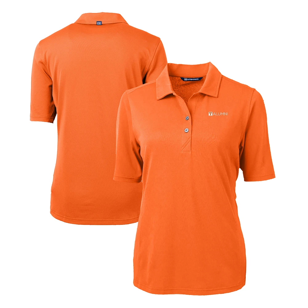 Women's Cutter & Buck Tennessee Orange Volunteers Alumni Virtue Eco Pique Recycled Polo