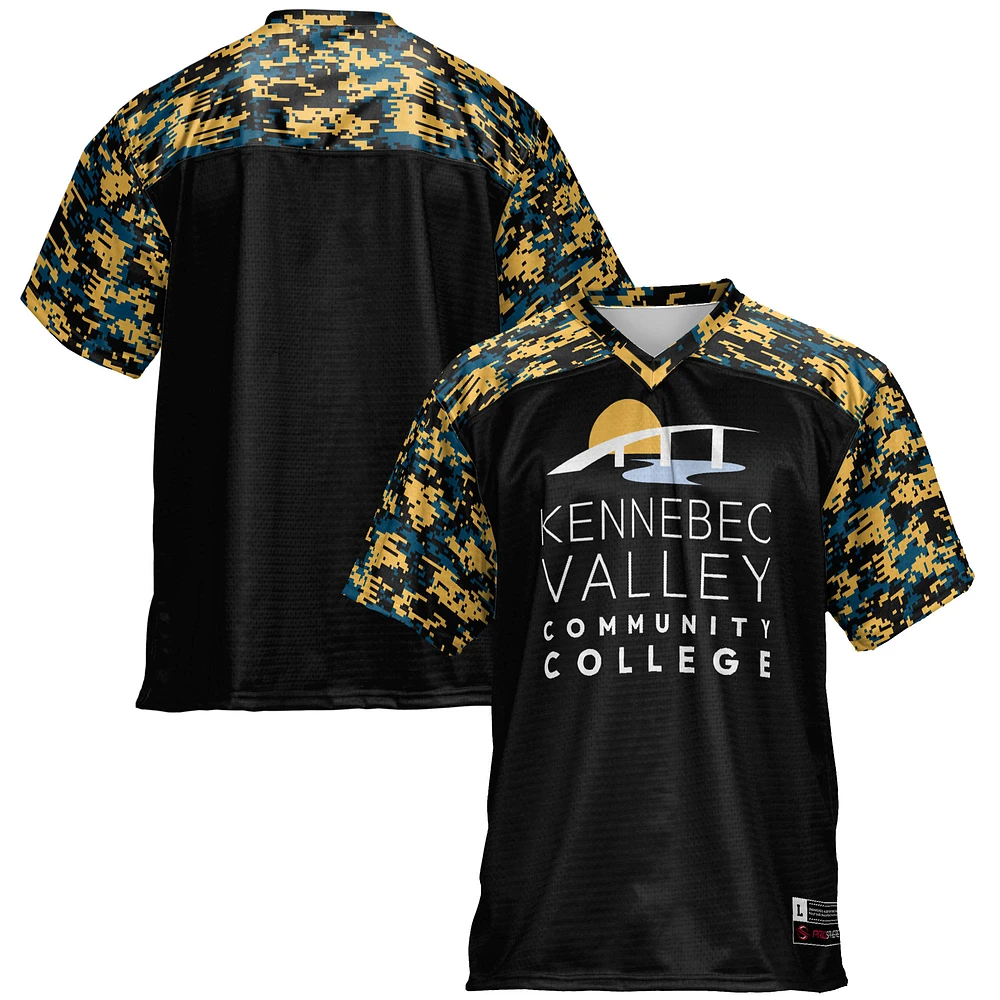 Youth GameDay Greats Black Kennebec Valley Community College Football Jersey