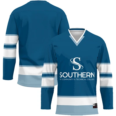 Youth GameDay Greats Blue Southern West Virginia Community and Technical College Hockey Jersey