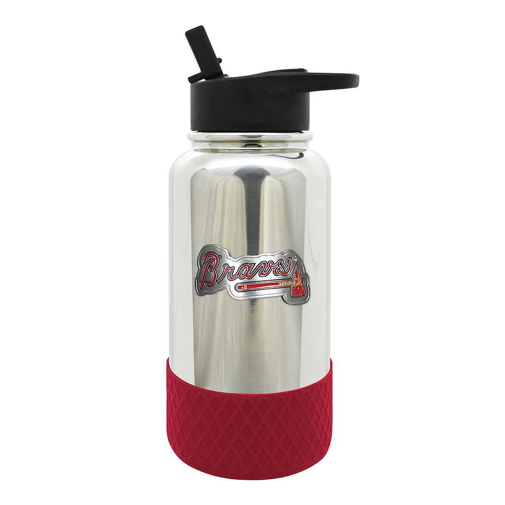 Atlanta Braves 32oz. Team Color Chrome Hydration Bottle