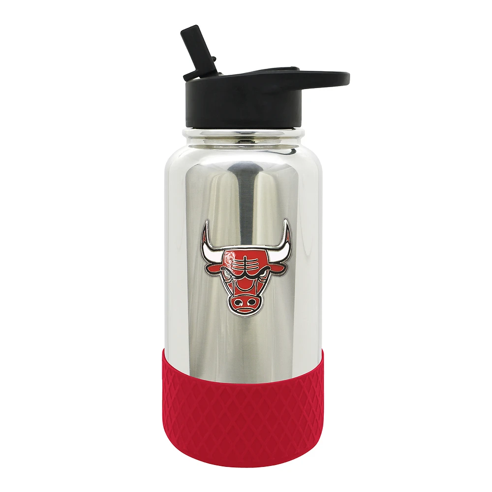 Chicago Bulls 32oz. Team Color Chrome Hydration Bottle