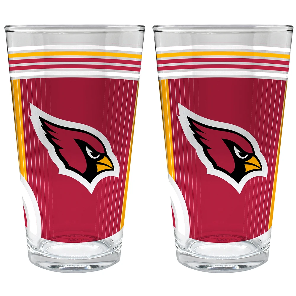 Arizona Cardinals Two-Piece 16oz. Pint Glass Set