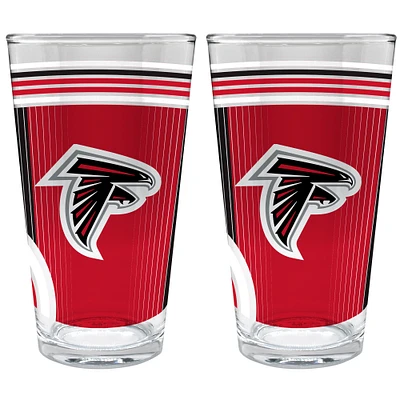Atlanta Falcons Two-Piece 16oz. Pint Glass Set