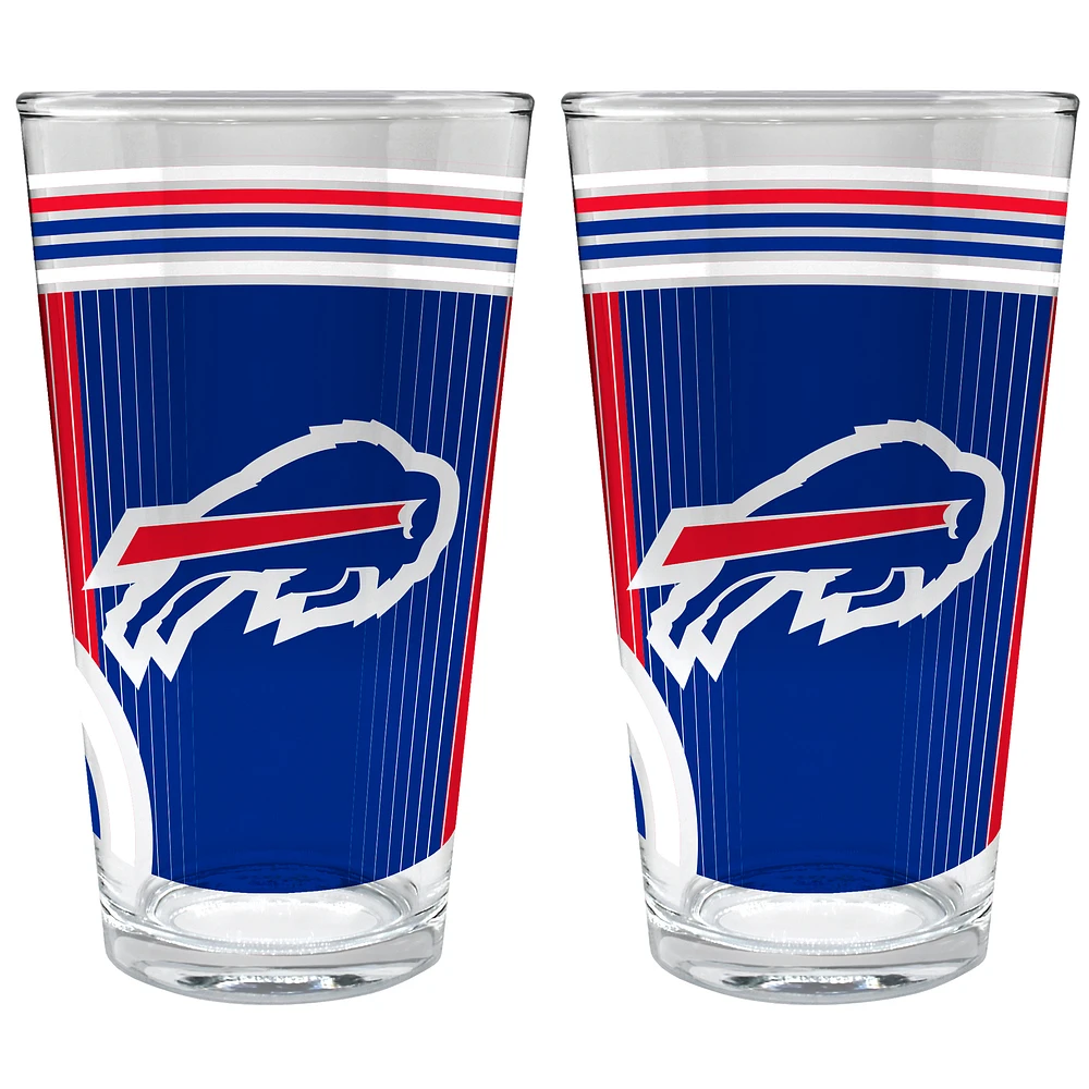 Buffalo Bills Two-Piece 16oz. Pint Glass Set