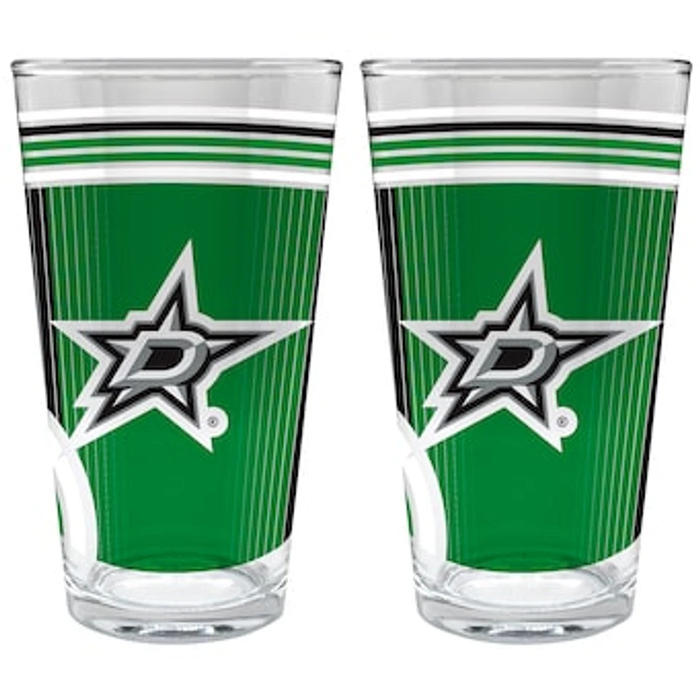 Dallas Stars Two-Piece 16oz. Pint Glass Set