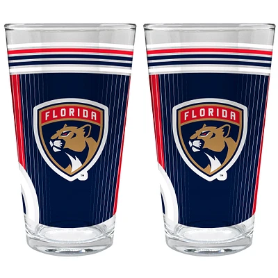 Florida Panthers Two-Piece 16oz. Pint Glass Set