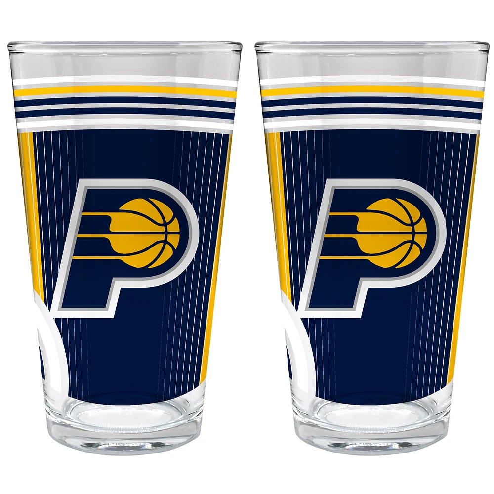 Indiana Pacers Two-Piece 16oz. Pint Glass Set