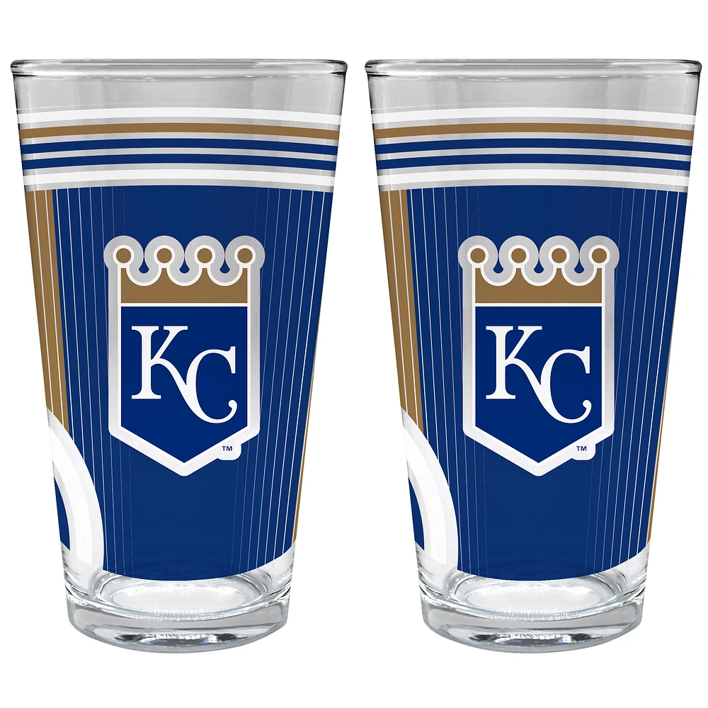 Kansas City Royals Two-Piece 16oz. Pint Glass Set