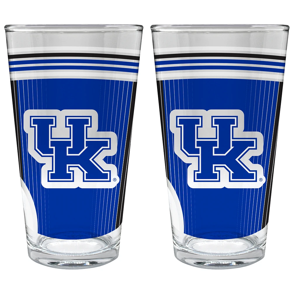 Kentucky Wildcats Two-Piece 16oz. Pint Glass Set