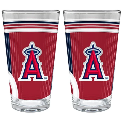 Los Angeles Angels Two-Piece 16oz. Pint Glass Set