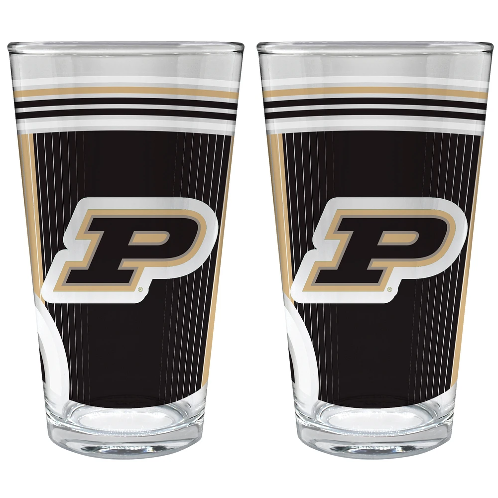 Purdue Boilermakers Two-Piece 16oz. Pint Glass Set