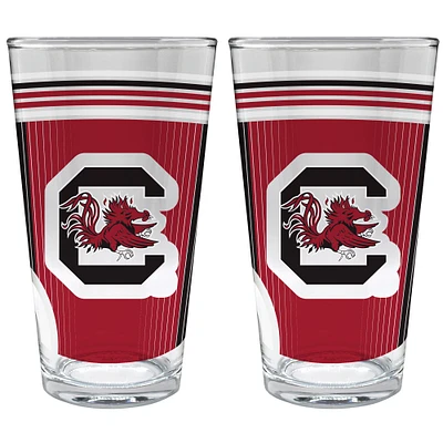 South Carolina Gamecocks Two-Piece 16oz. Pint Glass Set