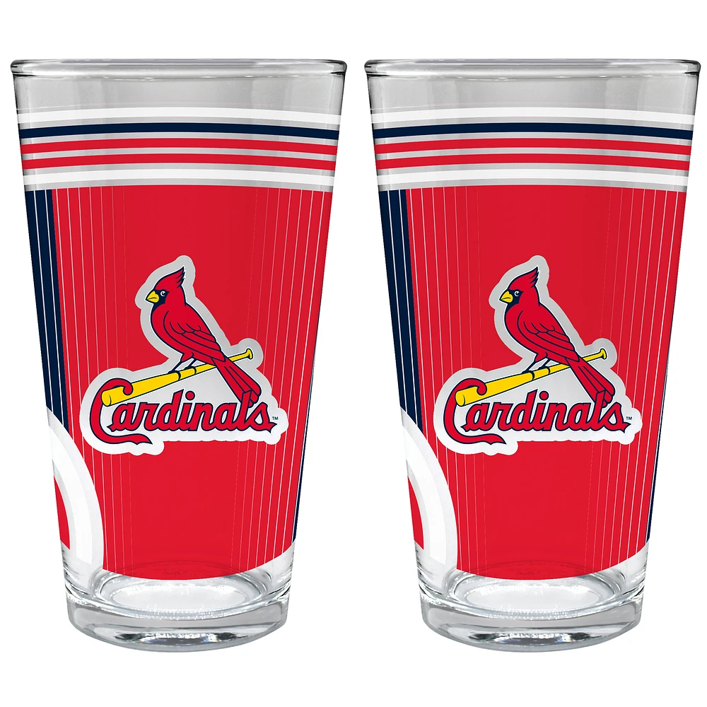 St. Louis Cardinals Two-Piece 16oz. Pint Glass Set