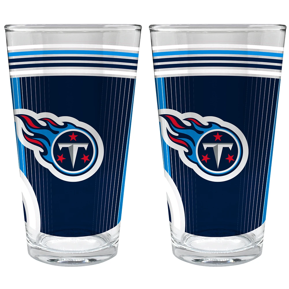 Tennessee Titans Two-Piece 16oz. Pint Glass Set