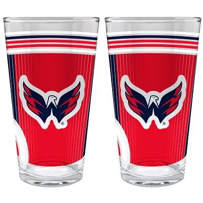Washington Capitals Two-Piece 16oz. Pint Glass Set