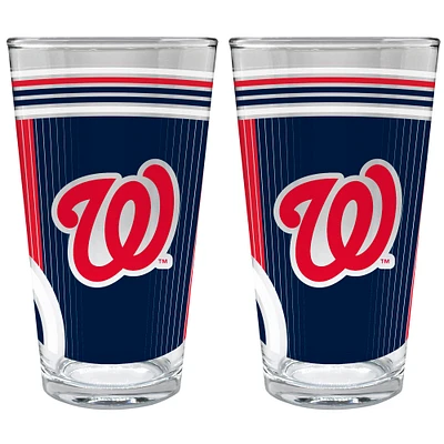 Washington Nationals Two-Piece 16oz. Pint Glass Set