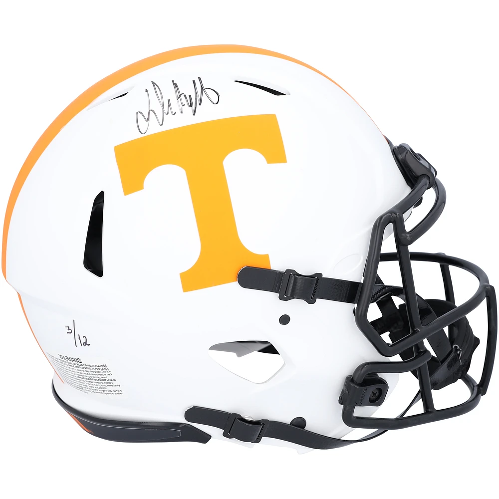 Limited Edition of 12: Jalin Hyatt Tennessee Volunteers Autographed Riddell Authentic Helmet