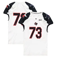 Texas Tech Red Raiders Team-Issued #73 White and Black Jersey from the 2013 NCAA Football Season