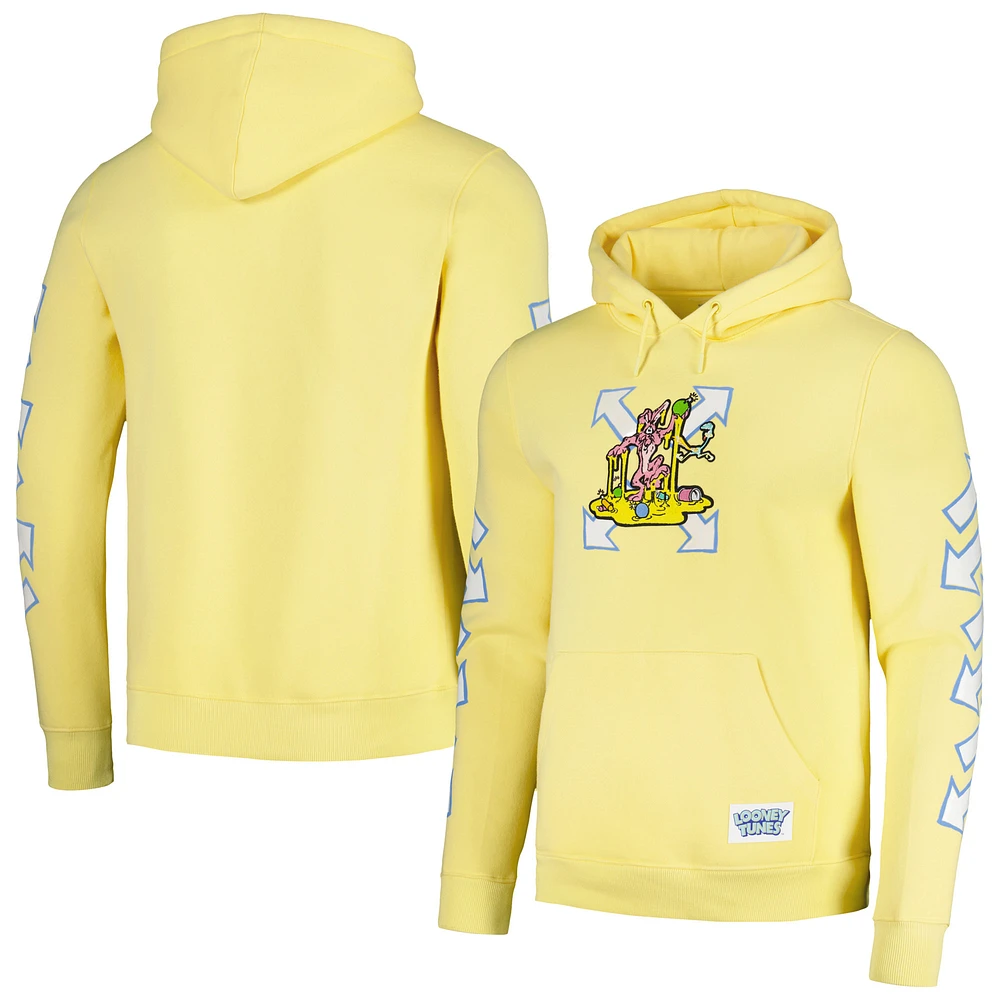 Unisex Freeze Max Yellow Looney Tunes Arrow Wile E. Coyote Pullover Hoodie
