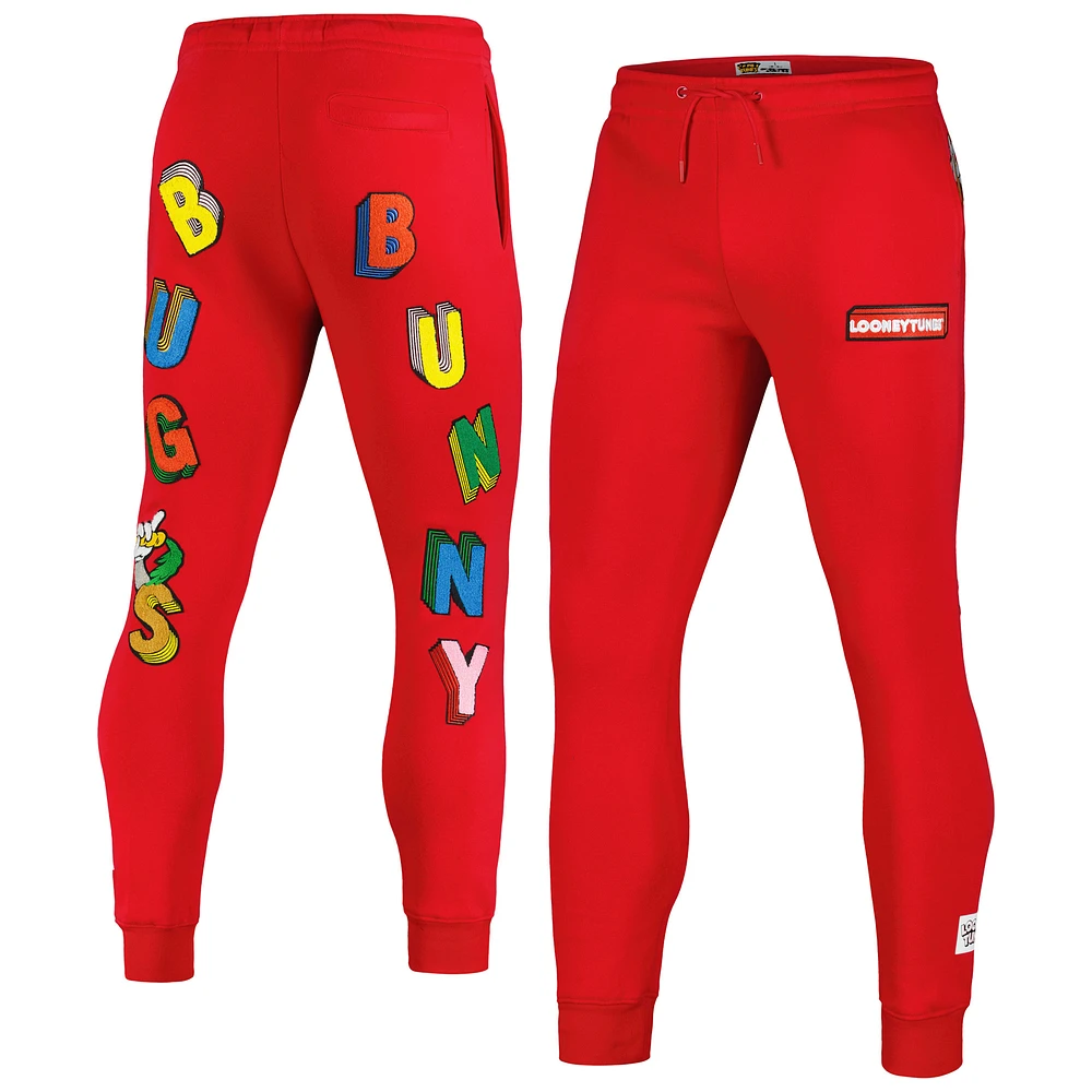 Men's Freeze Max Bugs Bunny Red Looney Tunes Big Letter Pants