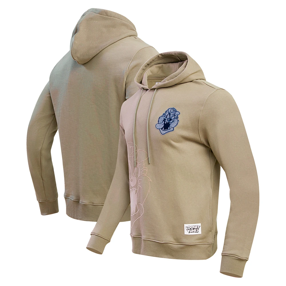 Unisex Freeze Max Khaki Looney Tunes Taz Denim Patch Pullover Hoodie