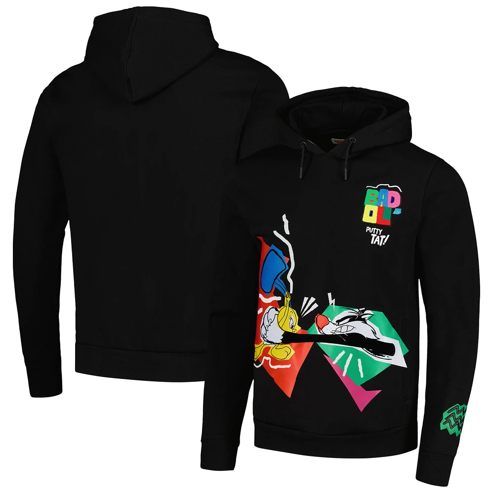 Unisex Freeze Max Black Looney Tunes Bad Ol' Putty Tat Pullover Hoodie