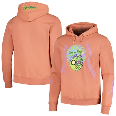 Unisex Freeze Max Orange Rick And Morty Pullover Hoodie
